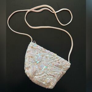 Vintage Elegant Sequin Crossbody Bag